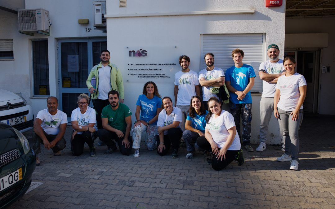 Voluntariado Corporativo dá nova vida à ‘casa-mãe’ da Associação NÓS
